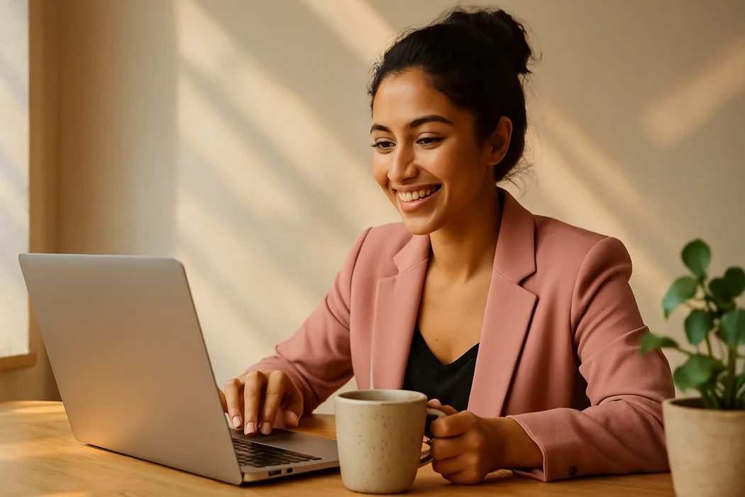 afsluiting-motivatiebrief-uitgelicht Vrouw schrijft de afsluiting van haar motivatiebrief