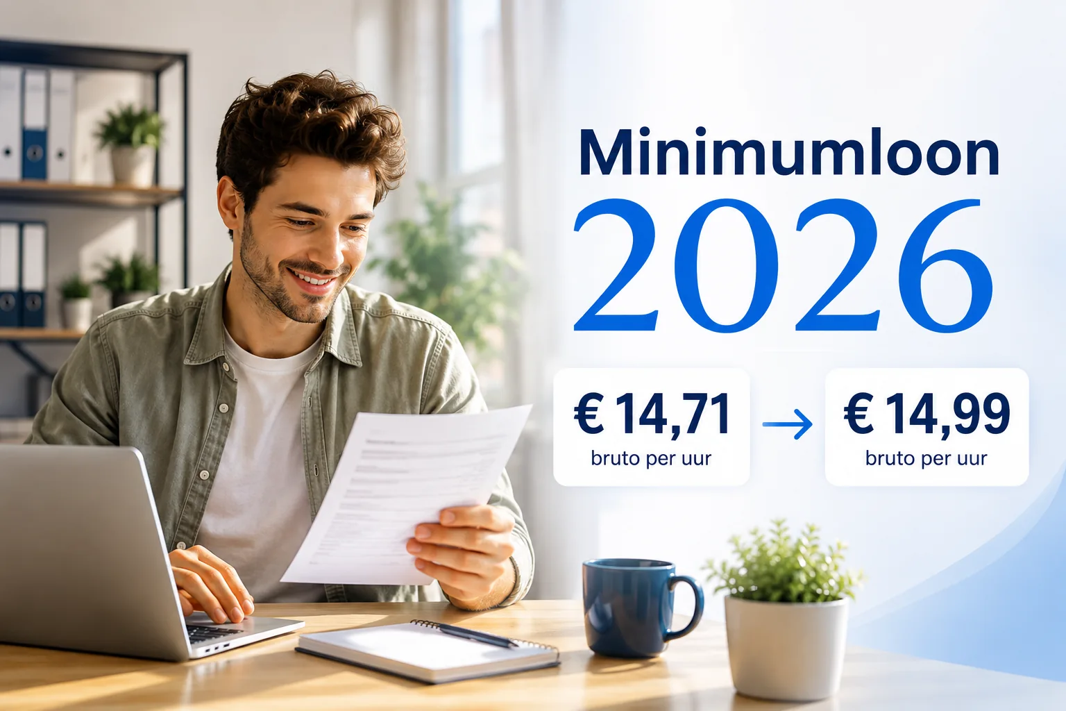 Wettelijk minimumloon in 2026 Wettelijk minimumloon in 2026